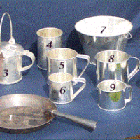 # 9: 1 pt Tin cup